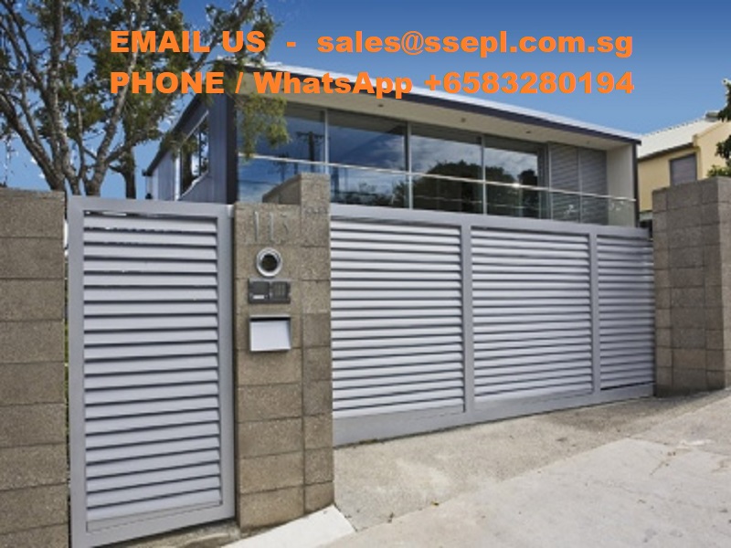 Aluminum Door Gate desing Singapore Specialized Engineering Pte ltd
