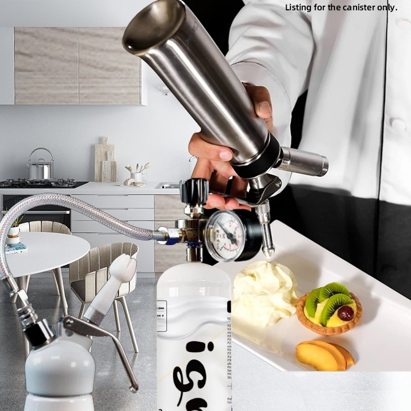 How does whipped cream canister work? SSESGAS