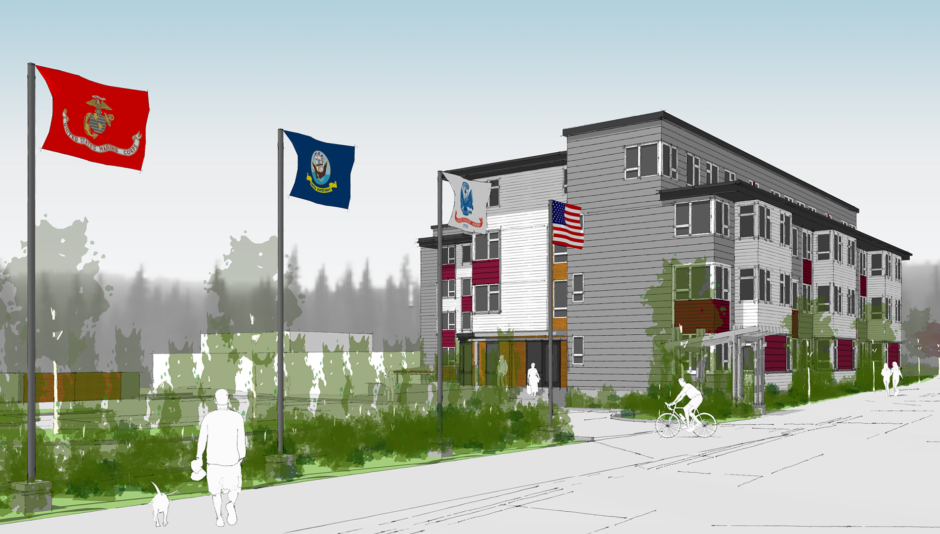 50unit apartment building at Drexel House will serve homeless veterans