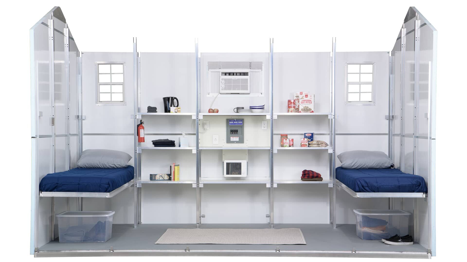 Pallet Shelters Rapid Shelter Solution for the Unhoused Swenson Say