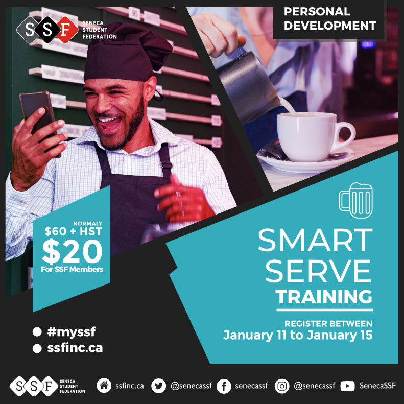 SmartServe Certificate Seneca Student Federation