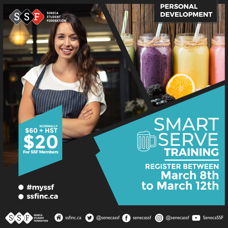 SmartServe Certificate Seneca Student Federation