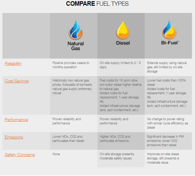 Choosing a Commercial Generator? Selecting the Best Fuel Option