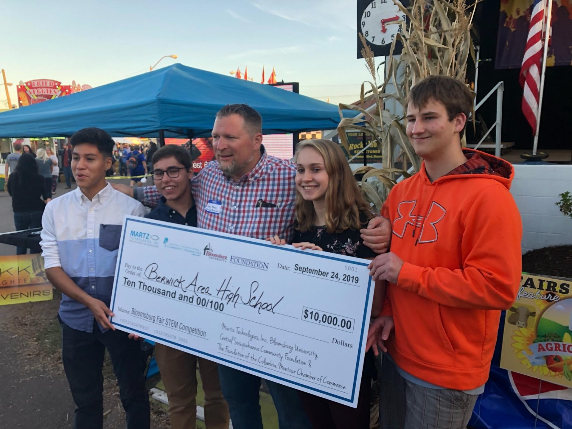 BAHS Students take STEM Award at Bloomsburg Fair PA Public Schools