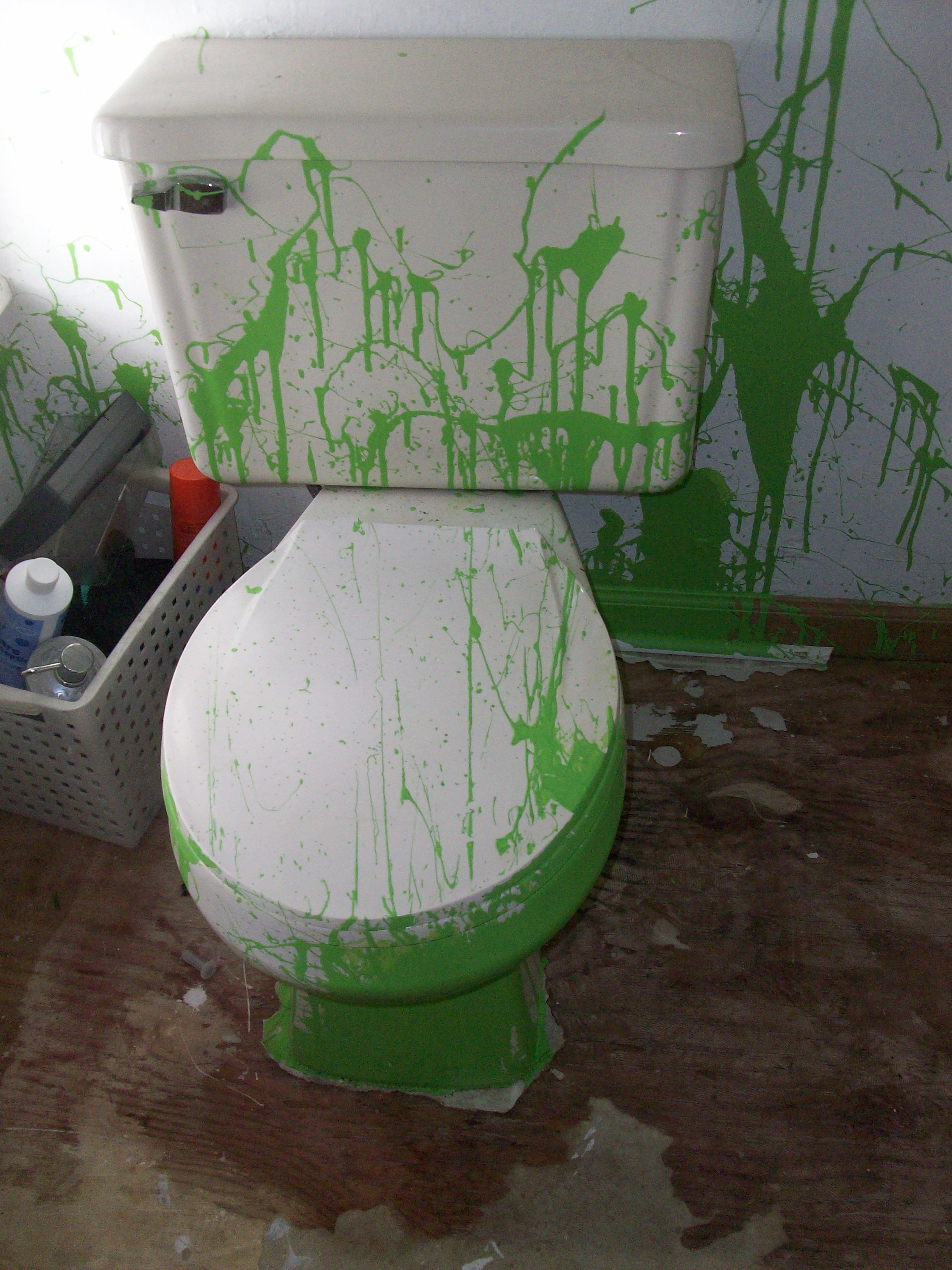 Painted Toilet Secure Start Inspections, Inc.