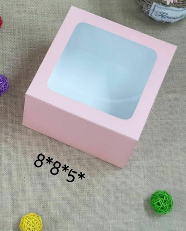 Cake Packing Box 8*8*5 Colored 10 Pcs Set Shree Shyam Ji Marketing