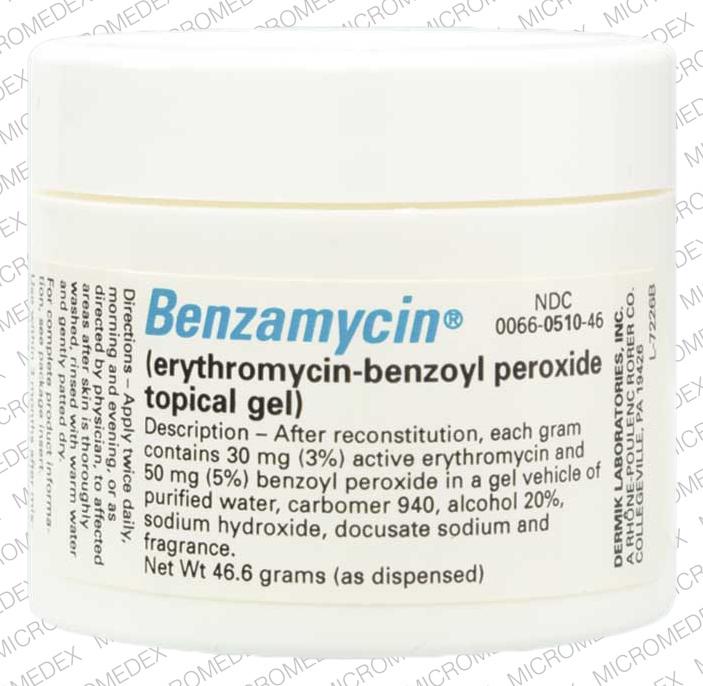 Benzamycin (erythromycin Benzoyl Peroxide) Uses, Side, 02/06/2024