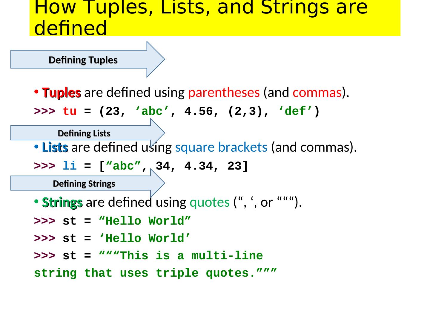 15 Python_ Basics, Strings and lists