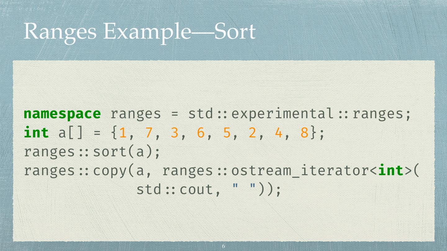 C++ Ranges