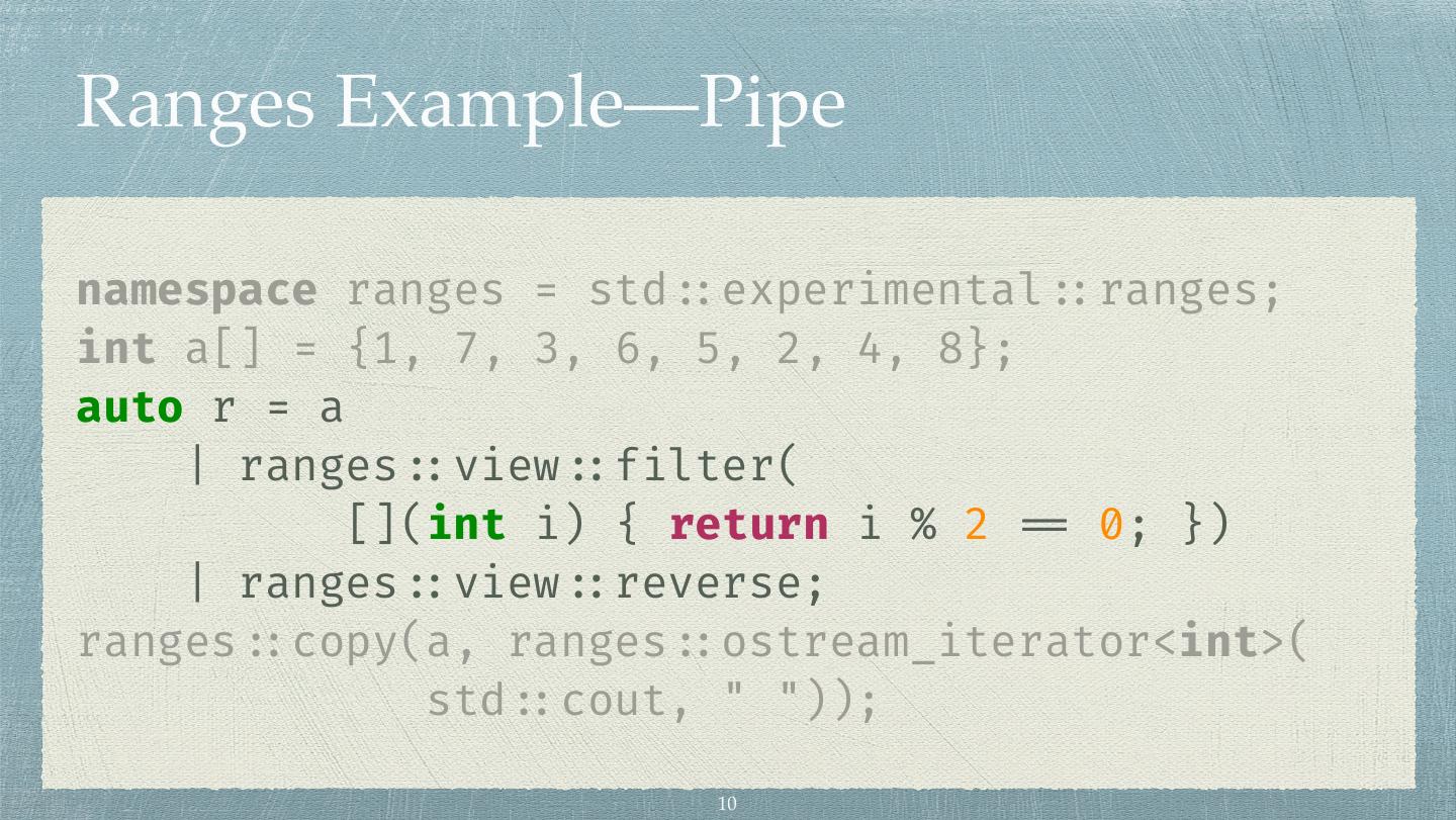 C++ Ranges