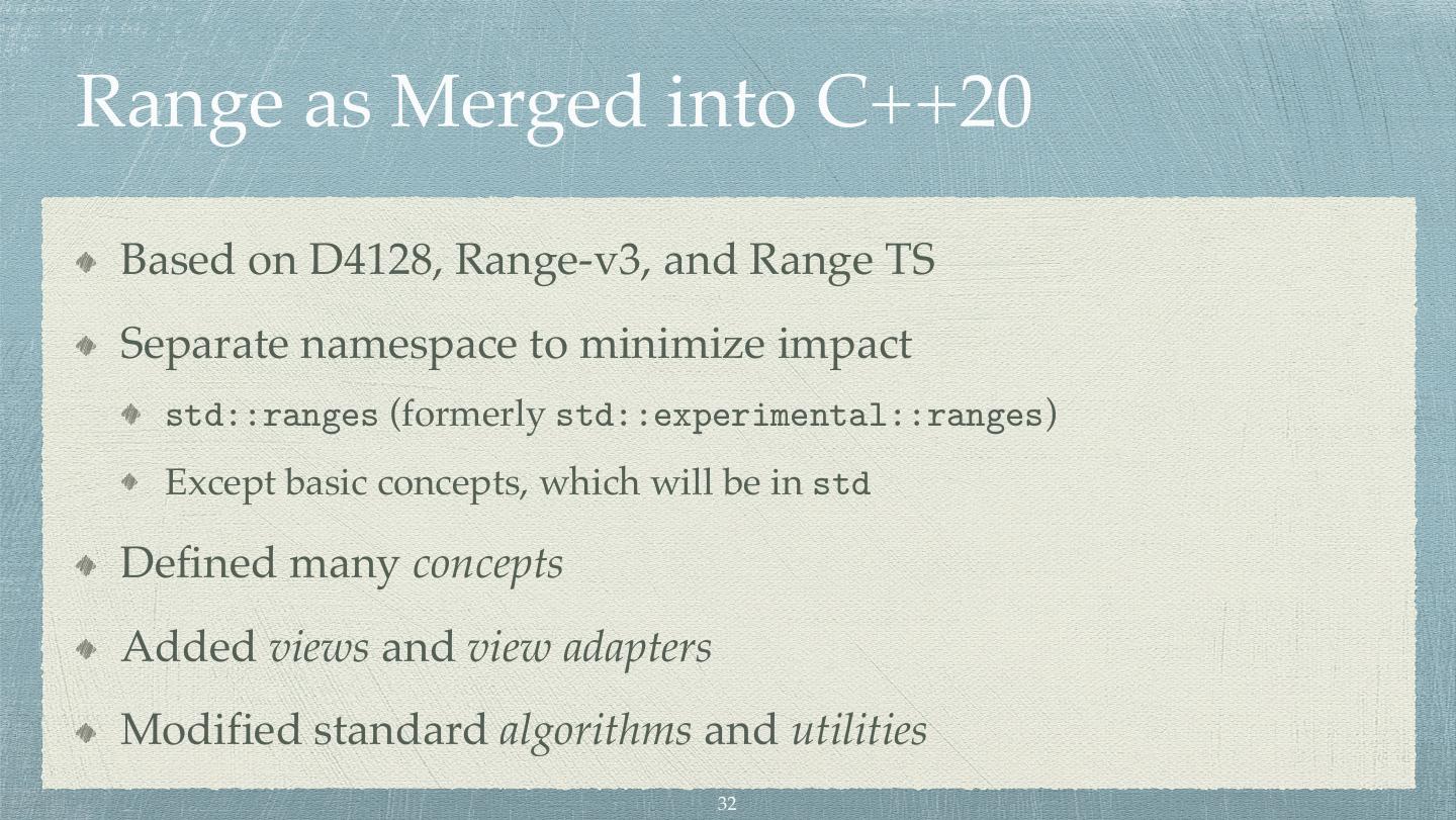 C++ Ranges