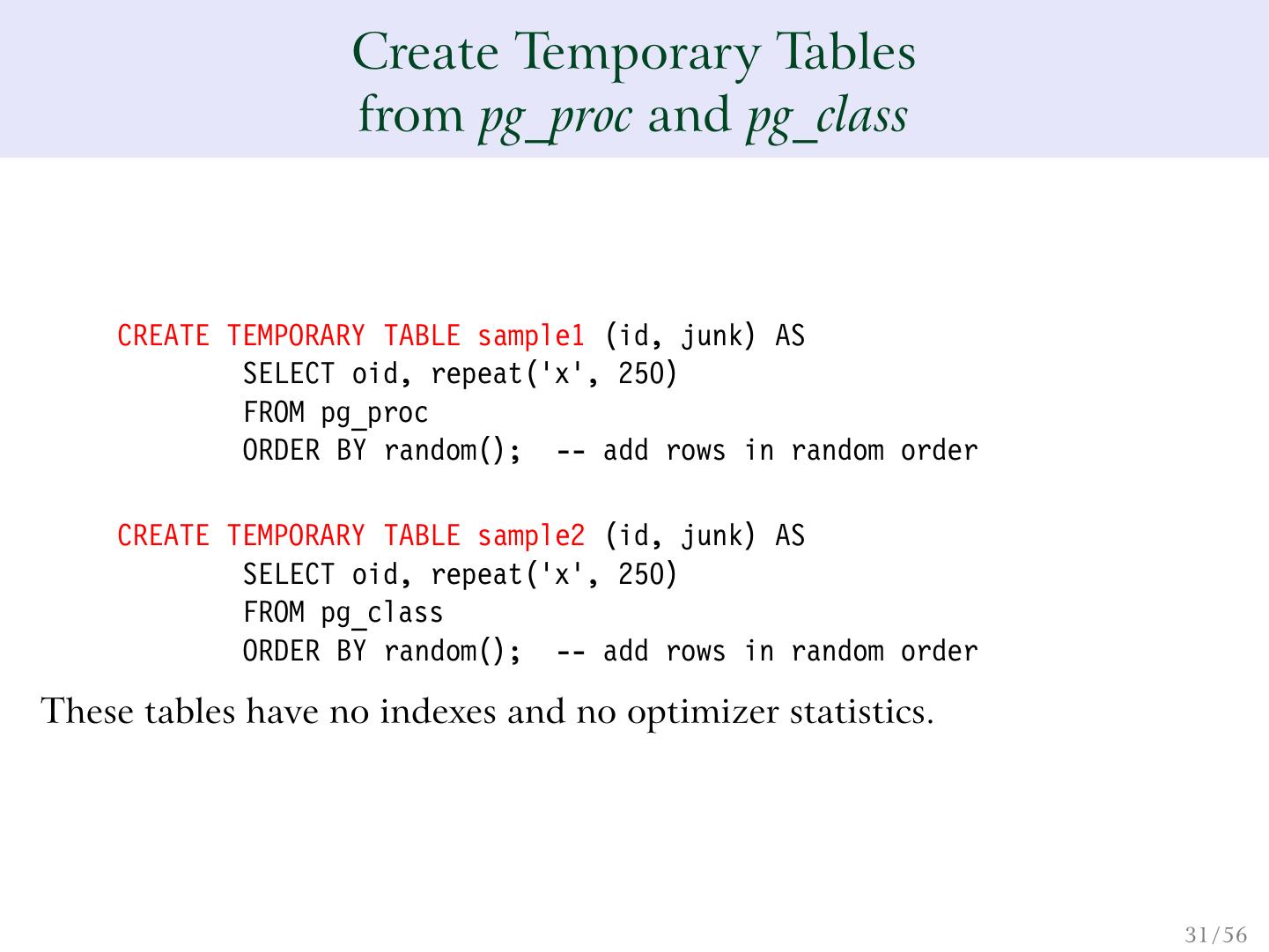 Explaining the Postgres Query Optimizer