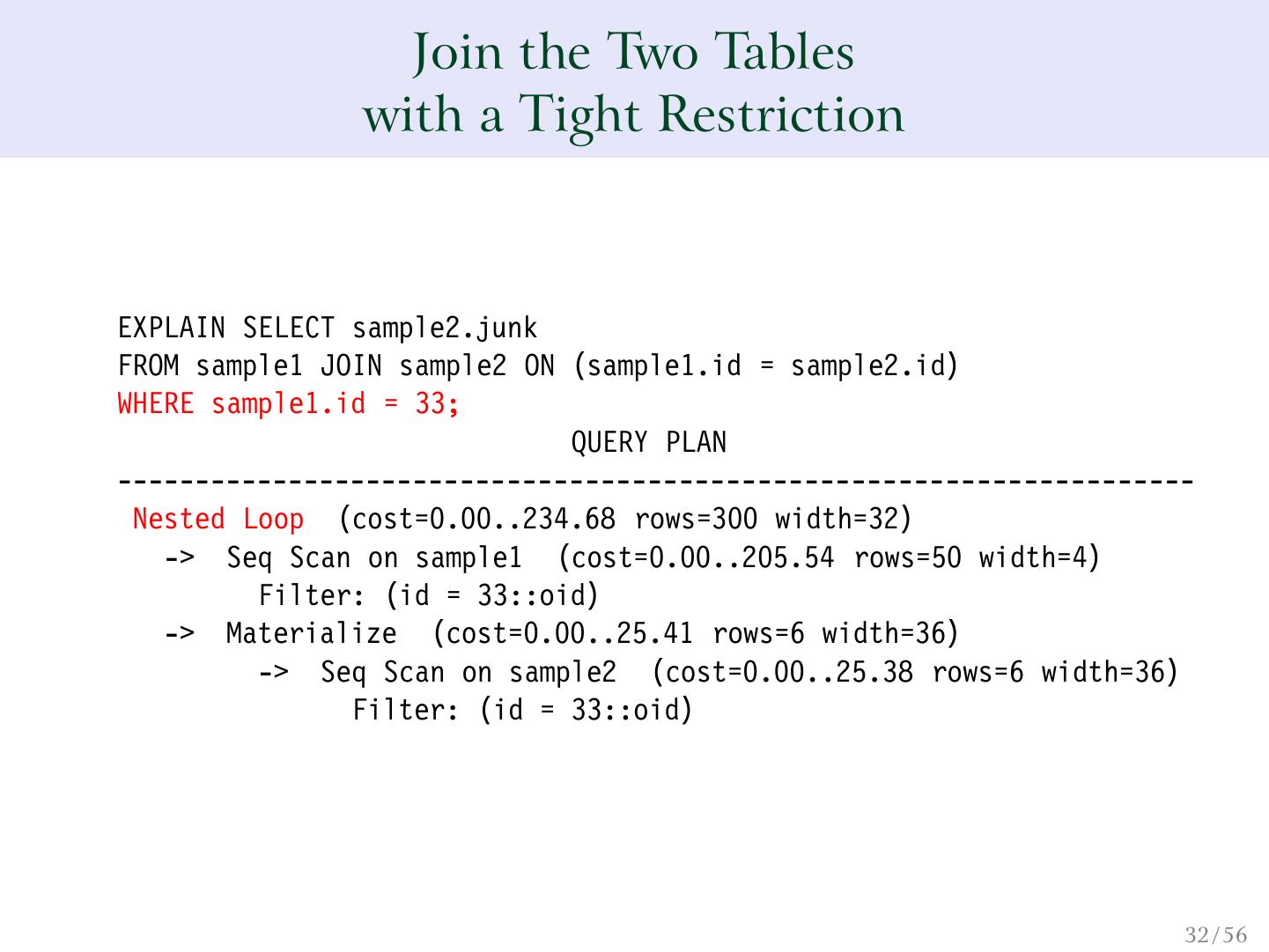 Explaining the Postgres Query Optimizer