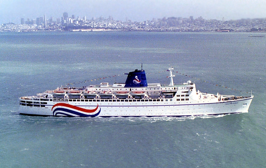 Sitmar Cruises TSS Fairstar, SS Fairsky (1984), & MV