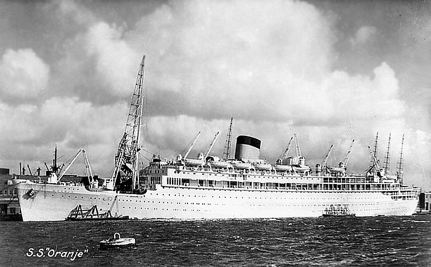 Netherland Line; MS Oranje The Walter von Stockhausen
