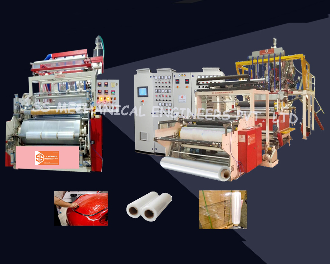 Stretch Film Making Machine Plastic Film Extrusion Machine plastic