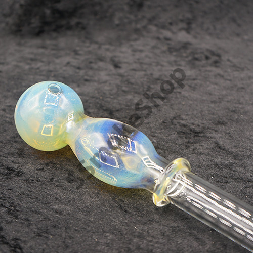 Jumbo Glass Color Change Oil Burner Pipe 11" •