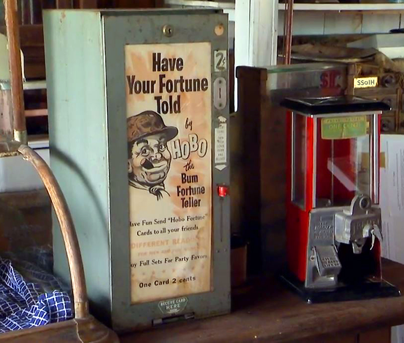Hobo the Bum Fortune telling machine