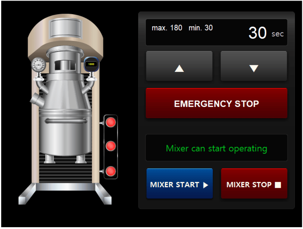 Solution Square Industrial PD MIXER DESPA MIXER) with HMI