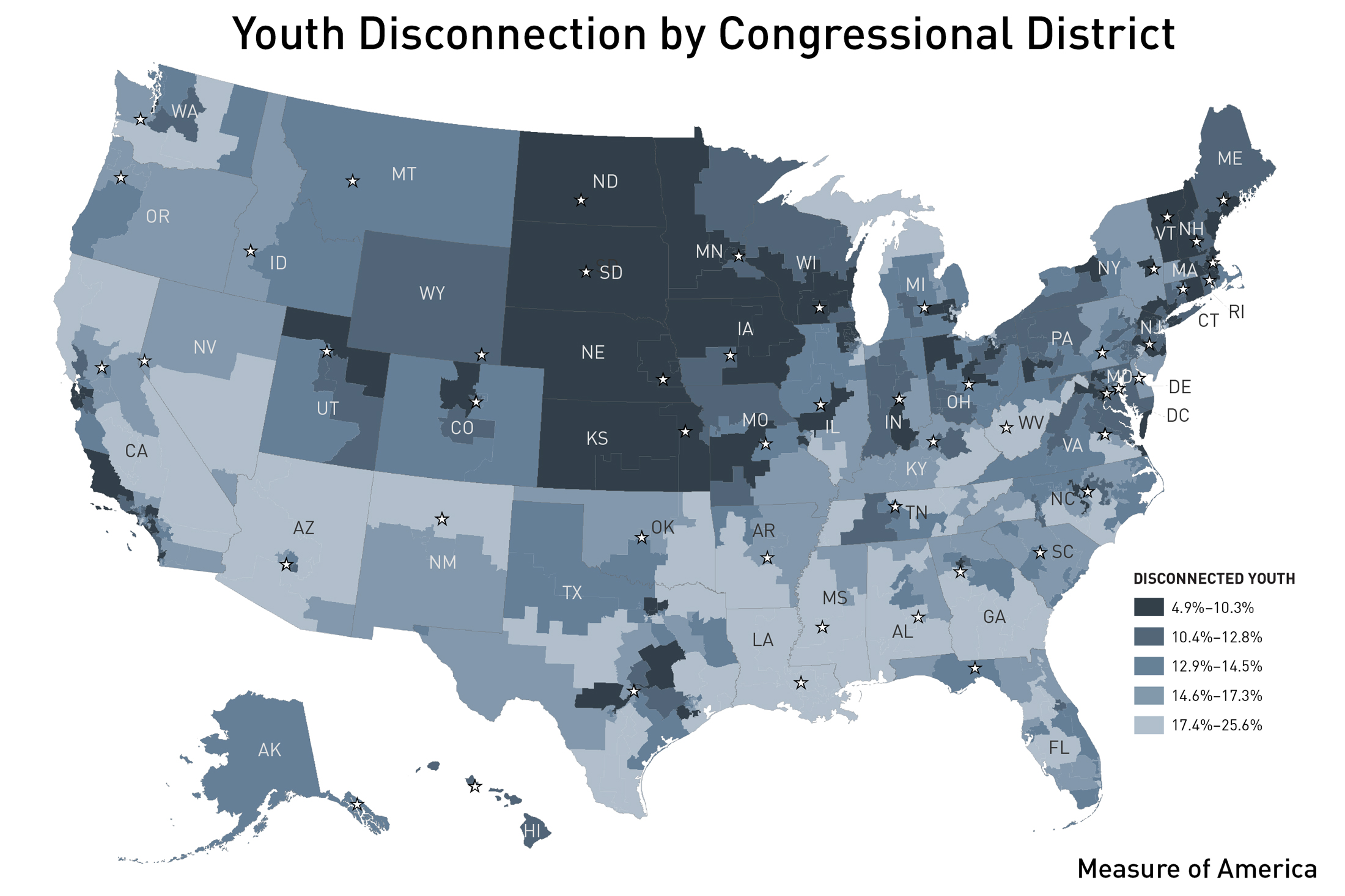 Youth Disconnection Measure of America A Program of the Social