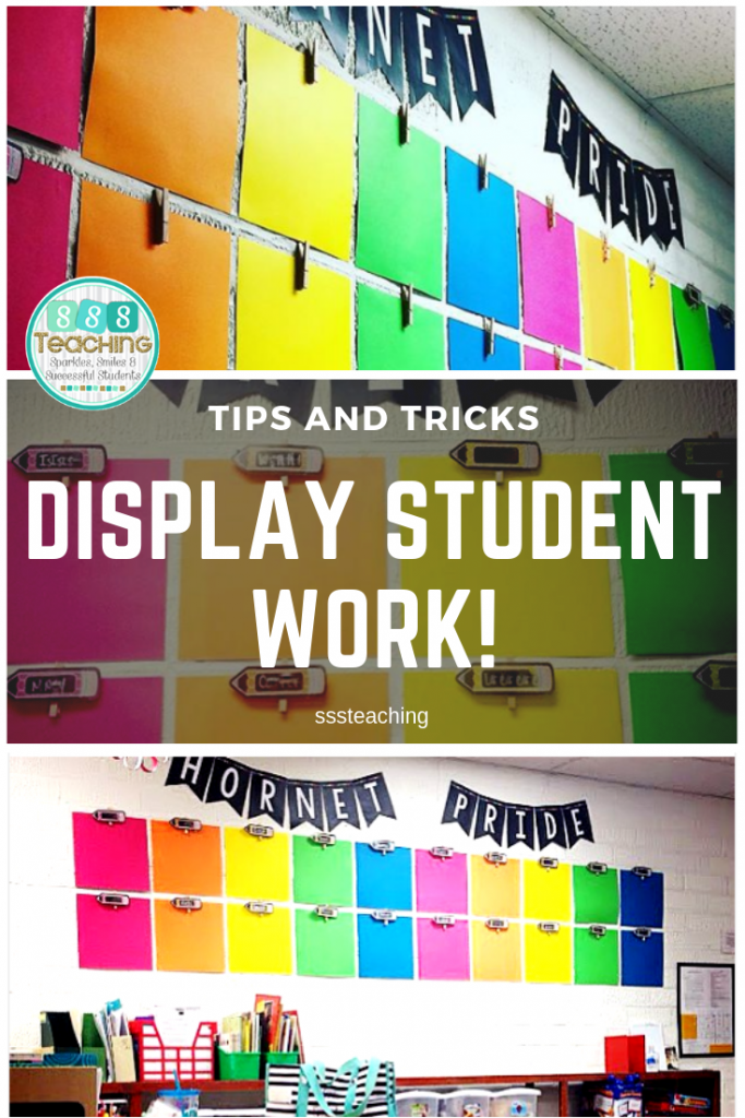 LOOK how to display student work all year the easy way SSSTeaching