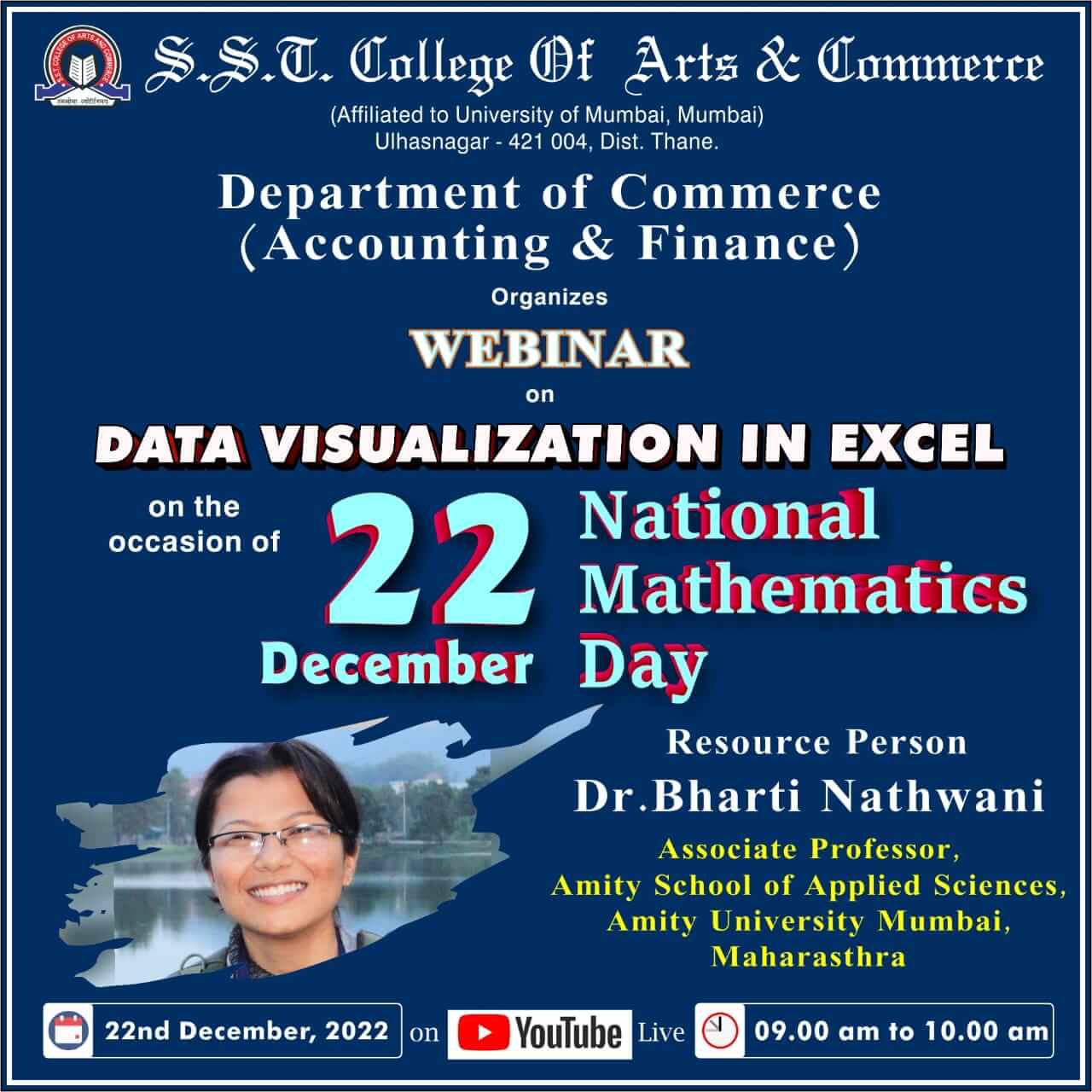 inar on Data Visualization in Excel SST College