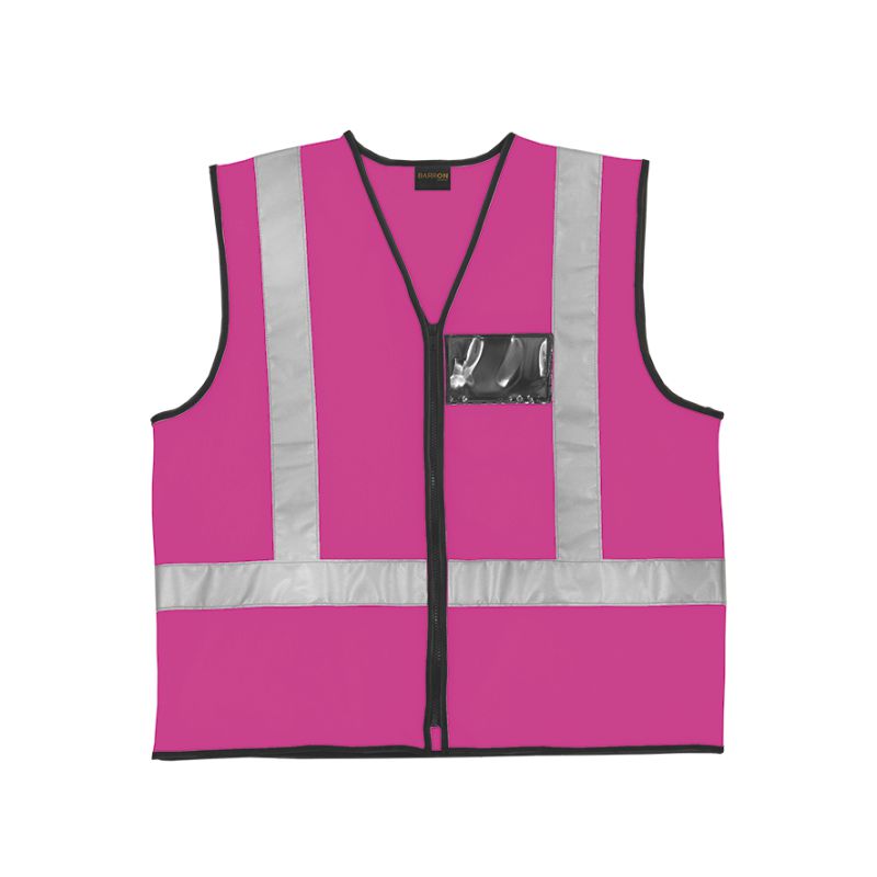 Reflective Vest Pink SSW Safety Wear