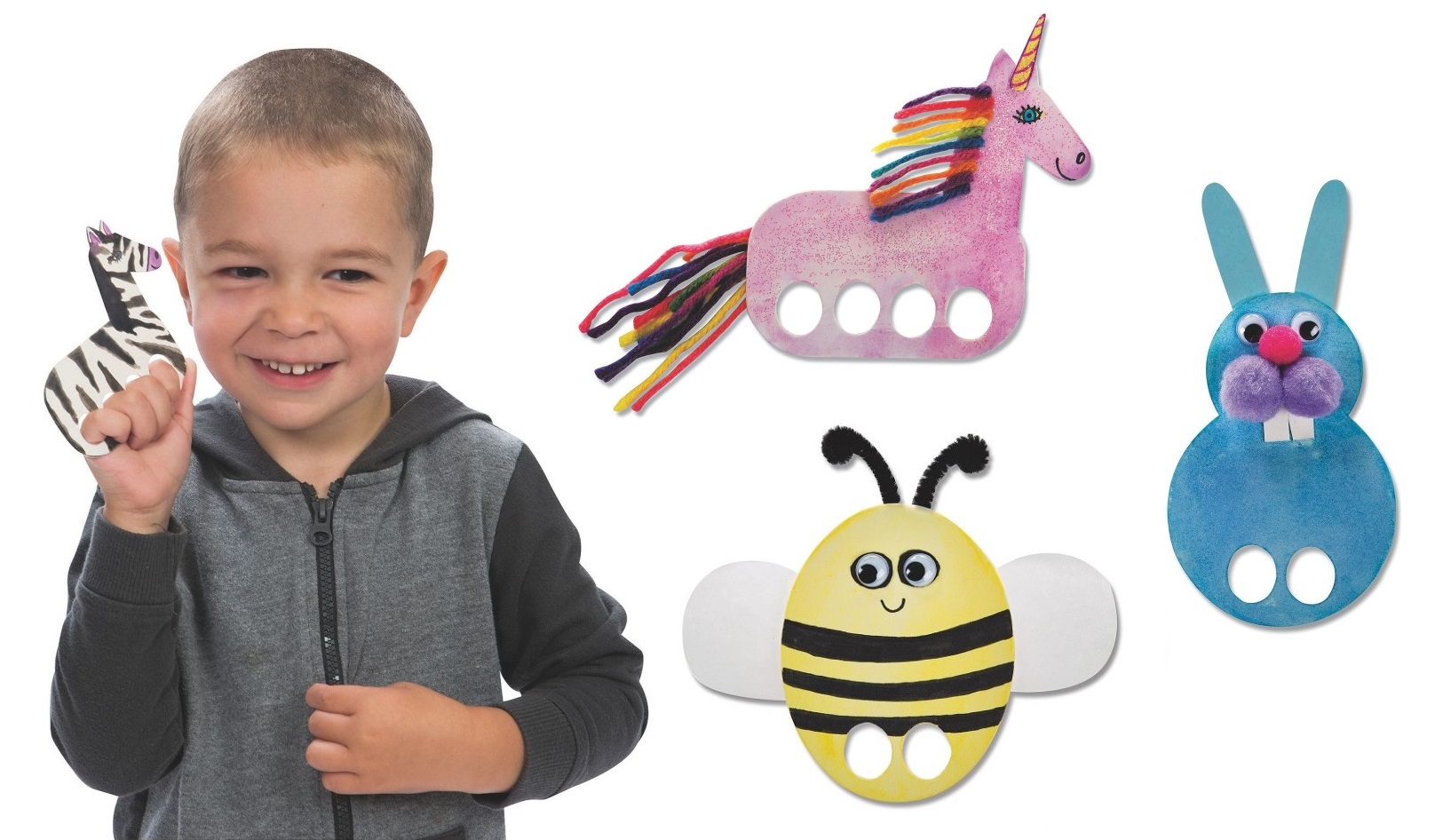 Animal Finger Puppets - Easy Craft For Kids - S&S Blog