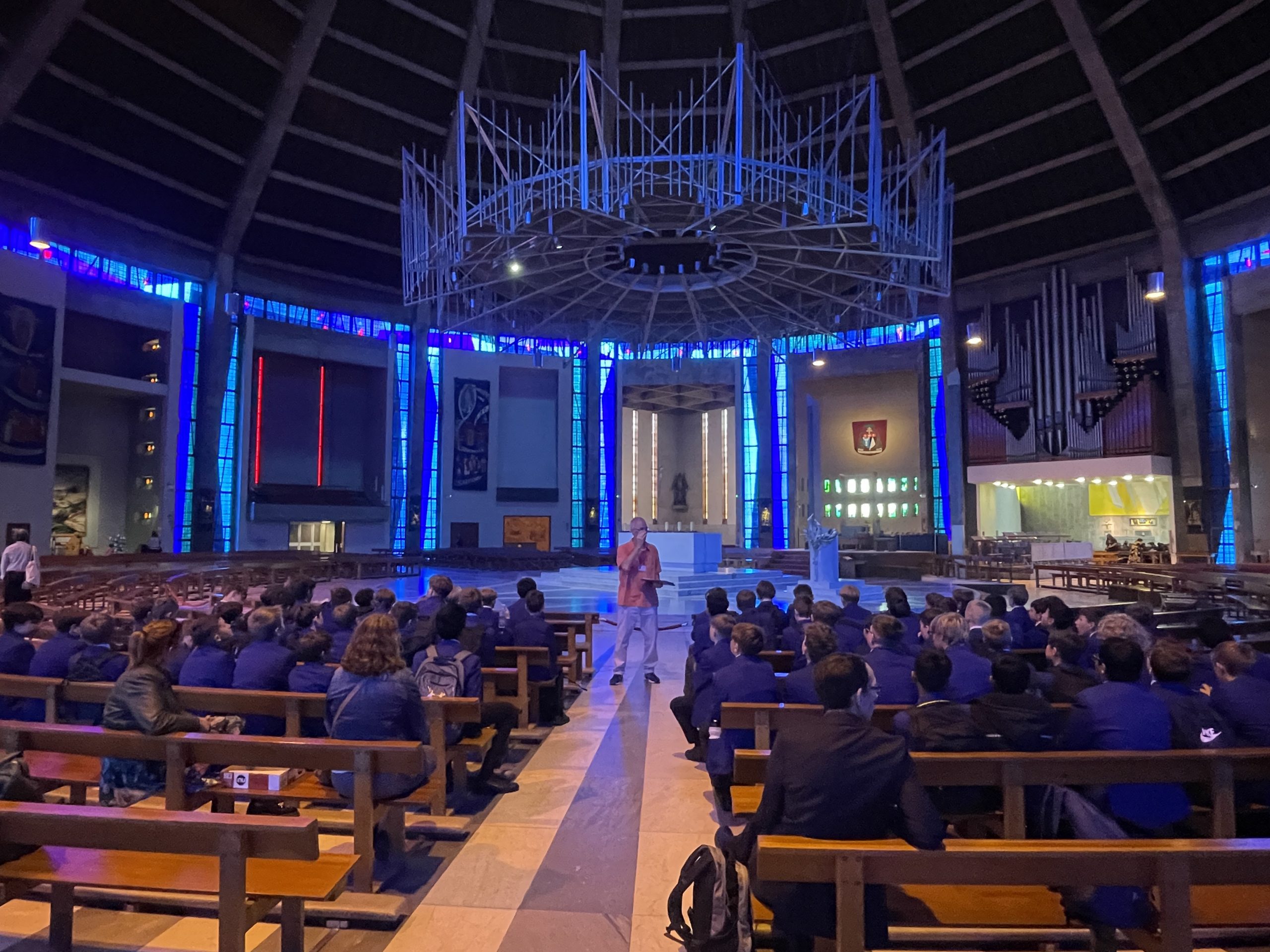 Year 7 Retreat Liverpool Cathedrals St. Anselm's College