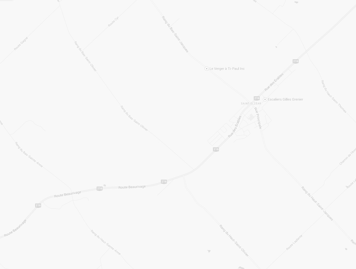 map Municipalité de SaintElzéar