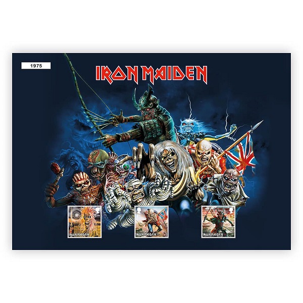 IRON MAIDEN FAN SHEET EDDIE/IRON MAIDEN/アイアン・メイデン/イギリス郵政Royal Mailより