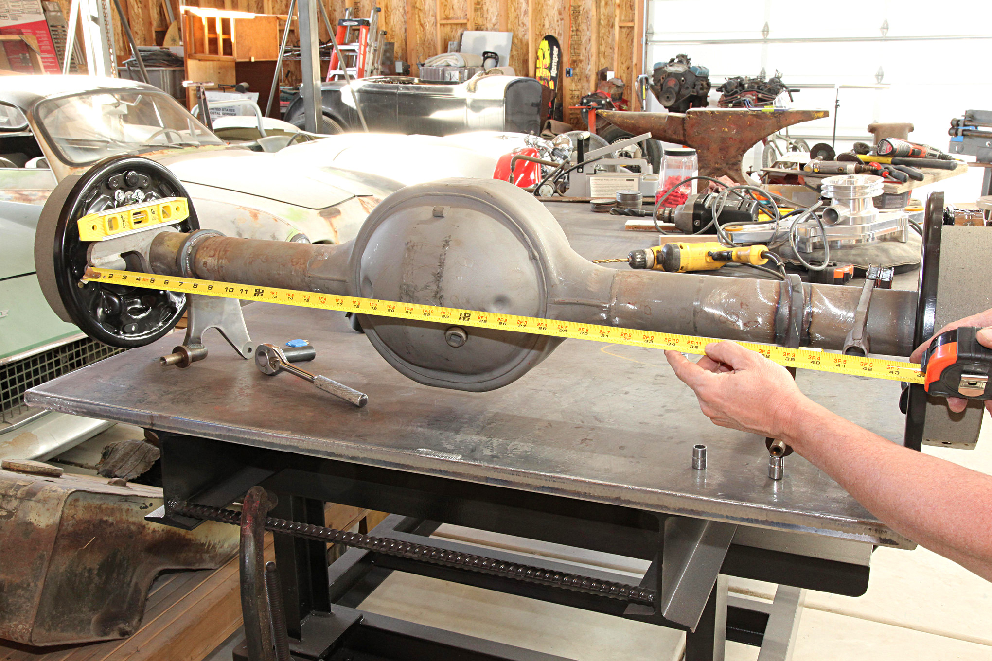 Narrowing a 9inch rearend the old fashioned way Hot Rod Network