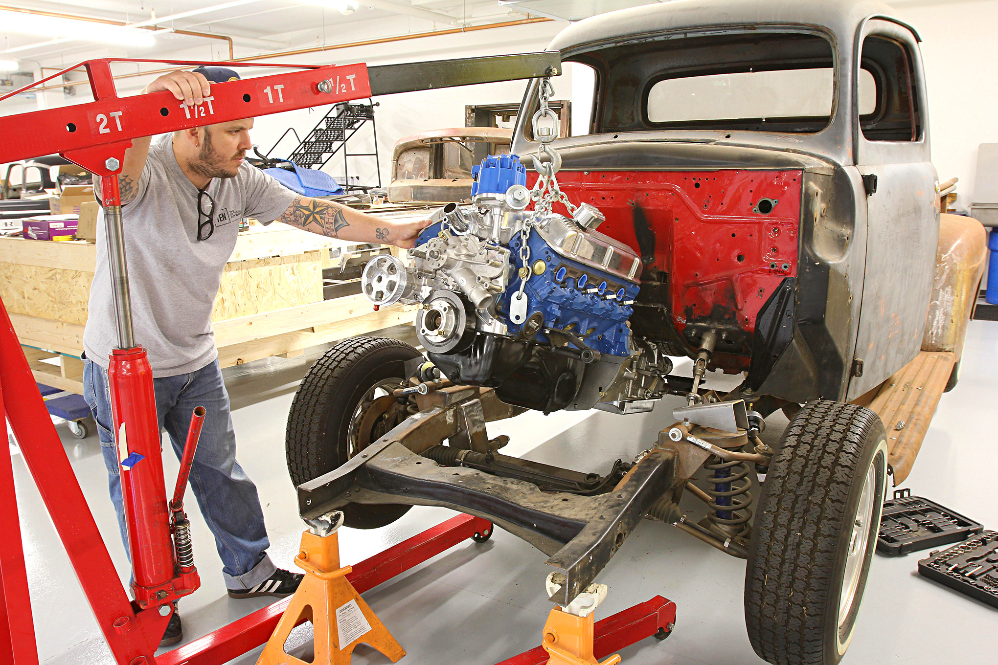 Installing An AllFord Drivetrain in a Classic Truck Hot Rod Network