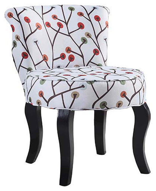 31" Cherry Blossom Accent Chair Contemporary Armchairs And Accent