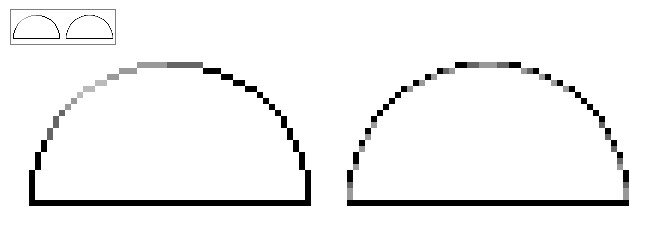 Как рисовать пиксельный круг