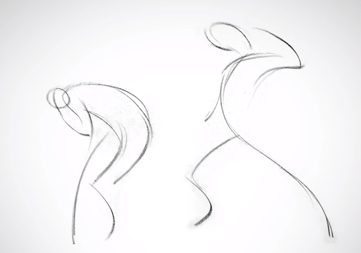 как рисовать парные позы
