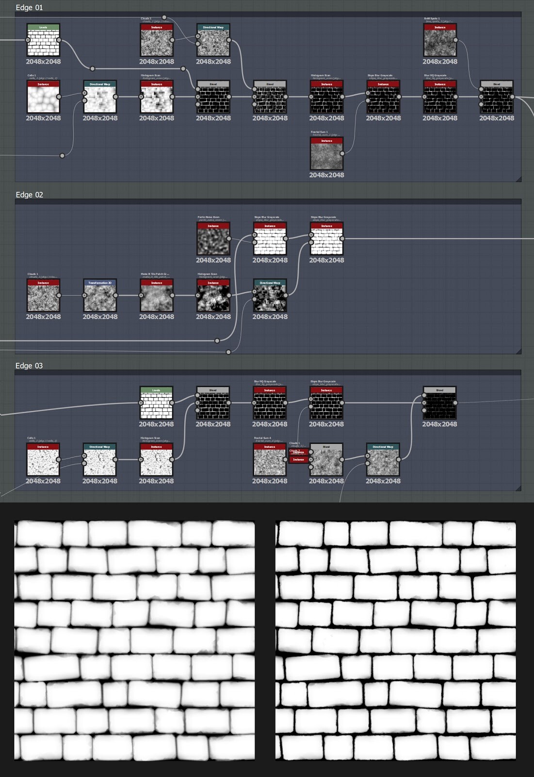 Туториал создание реалистичной брусчатки в Substance Designer