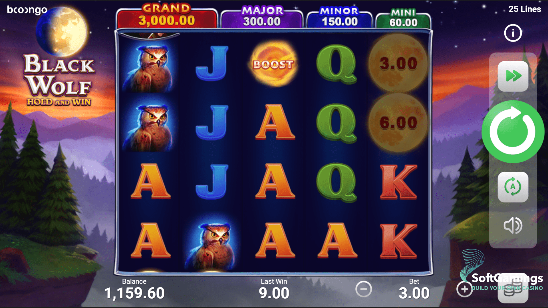 Black Wolf Hold and Win All SoftGamings