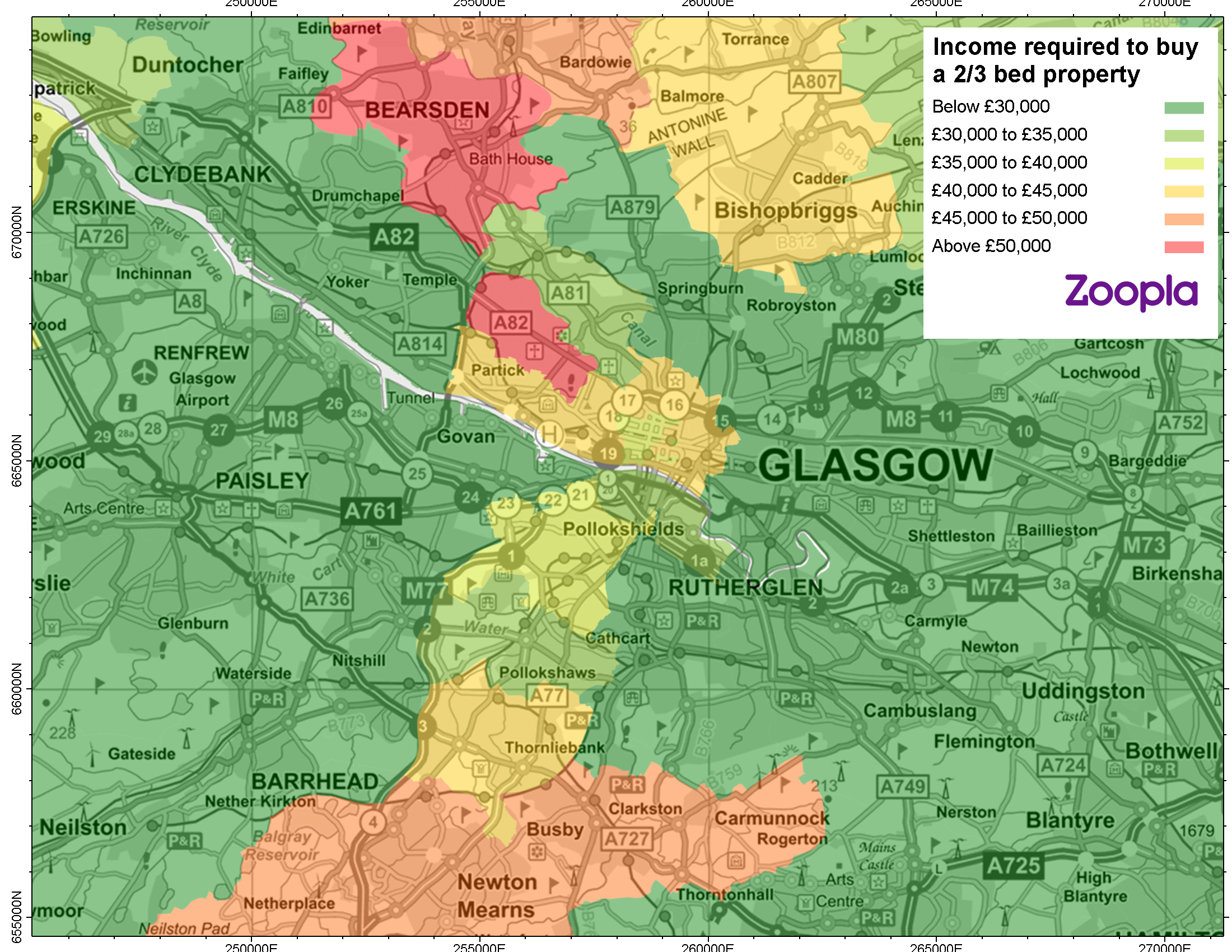 The most affordable places for firsttime buyers in Glasgow Zoopla