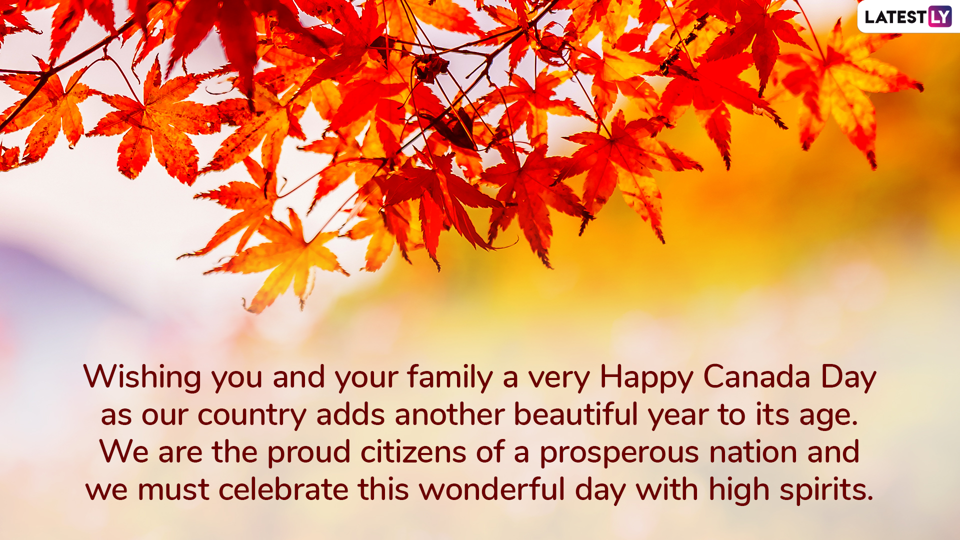 Canada Day 2019 Wishes WhatsApp Stickers, Quotes, GIF Image Messages