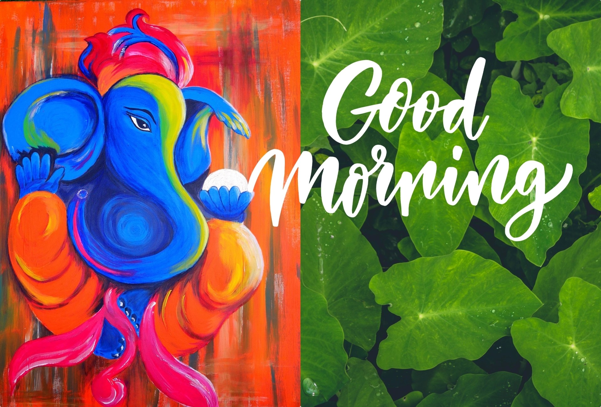 Good Morning Messages With Lord Ganesh HD Images and Wallpapers for