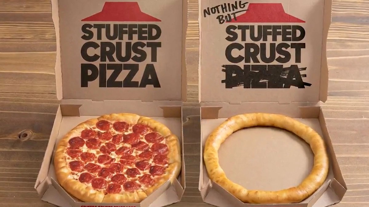 Food News Pizza Hut Introduces Stuffed Crust Ring With No Pizza in