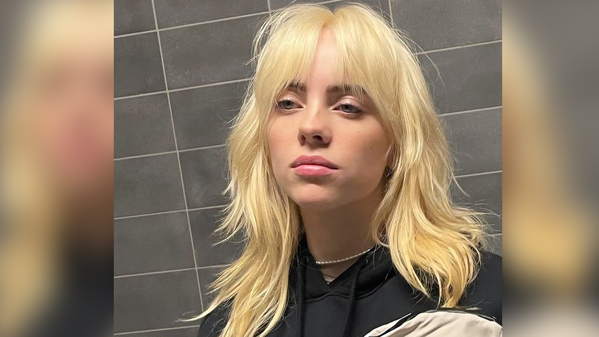 Entertainment News Billie Eilish Reveals She's Been Hiding Her Blonde
