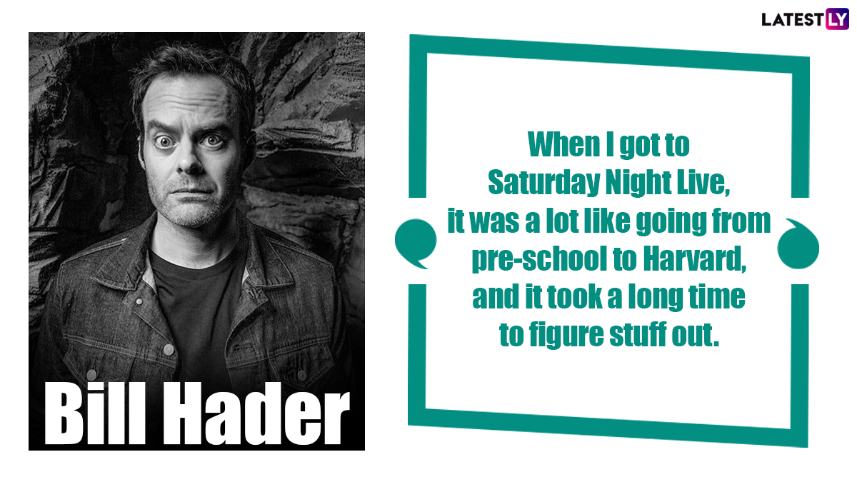 Bill Hader Birthday Special 10 Quotes By the Barry Star That Are