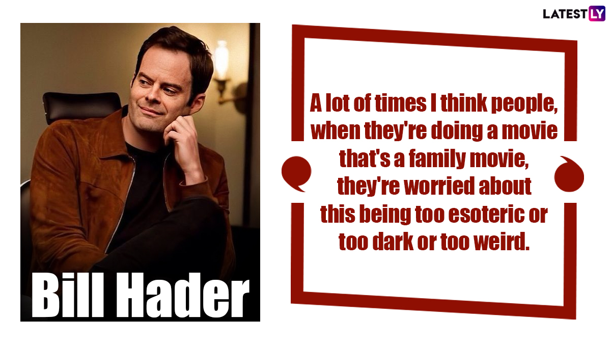 Bill Hader Birthday Special 10 Quotes By the Barry Star That Are