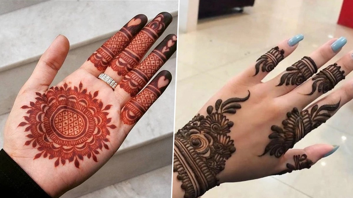 Eid alAdha 2021 Mehndi Design Ideas Simple and Easy Arabic, Indian