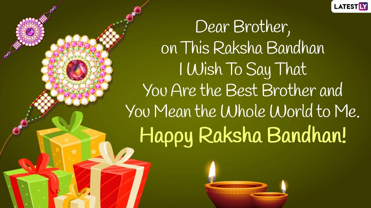 Famous Raksha Bandhan Wishes For Brother Ideas Raksha Bandhan 2021 Wishes For Brother: Whatsapp Messages, Hd Images, Facebook Quotes And Sms To Send On Rakhi Purnima | 🙏🏻 Latestly