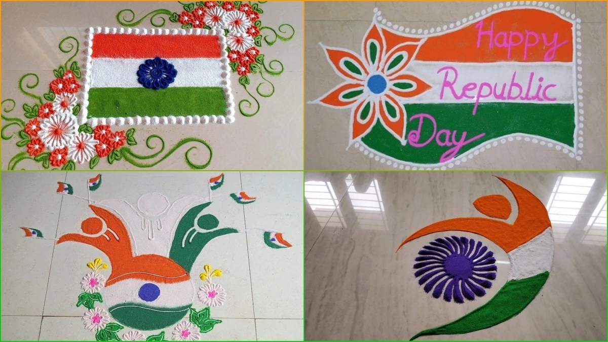 Festivals & Events News Happy Republic Day 2022 Rangoli Designs
