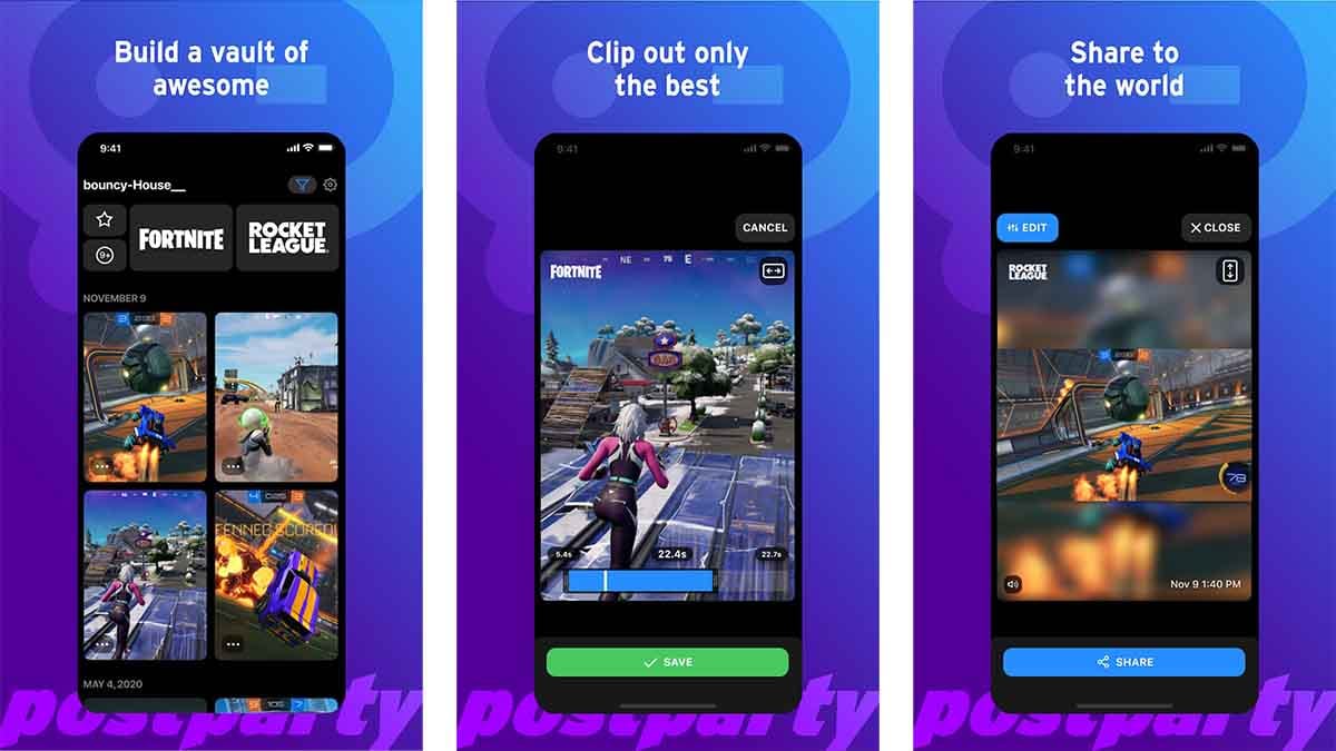Epic Games launches Postparty app for sharing Fortnite game clips