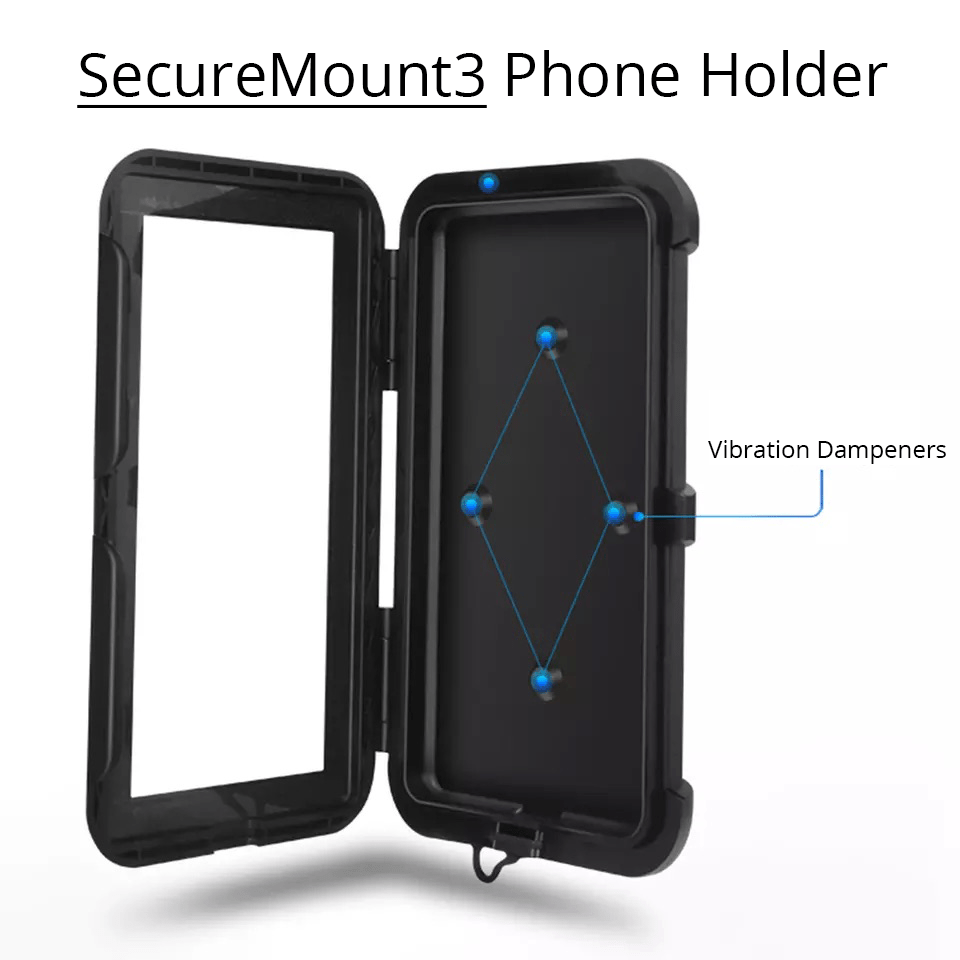 Phone Mount Waterproof & Vibration dampener ST2 Systems